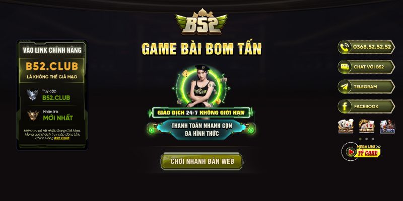 Top 5 Cổng Game Bài Trực Tuyến Rút Tiền Thật Miễn Phí 2024 3 Cổng game bài trực tuyến B52 Club cực chất