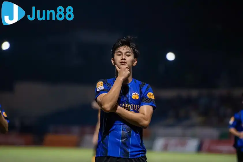 Gia Bảo chưa hài lòng với màn trình diễn của bản thân. (Ảnh: HAGL) Gia Bảo chưa hài lòng với màn trình diễn của bản thân. (Ảnh: HAGL)