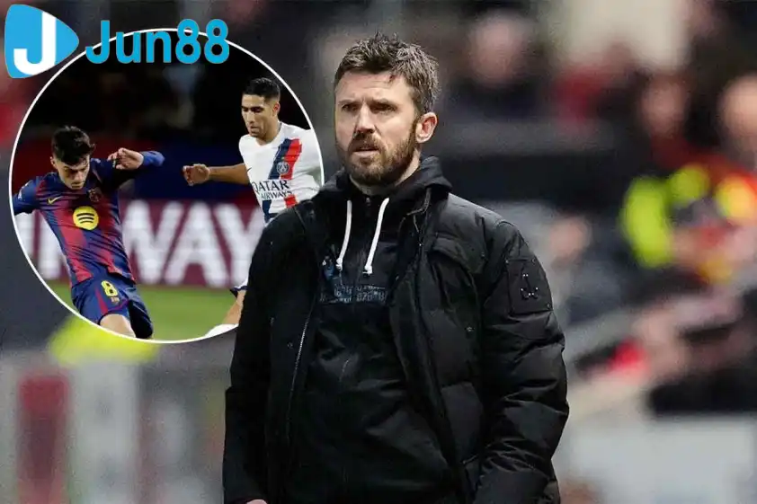 Carrick đã có những phân tích về cách mà PSG đánh bại Barcelona trên sân khách (Ảnh: AP). Carrick đã có những phân tích về cách mà PSG đánh bại Barcelona trên sân khách (Ảnh: AP).