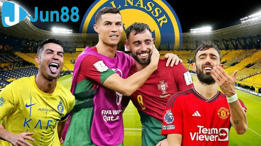 Bruno Fernandes xác nhận đã liên hệ với Ronaldo về việc gia nhập Al Nassr (Ảnh: The Sun). Bruno Fernandes xác nhận đã liên hệ với Ronaldo về việc gia nhập Al Nassr (Ảnh: The Sun).